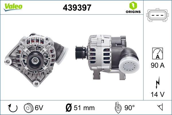 439397 VALEO Генератор