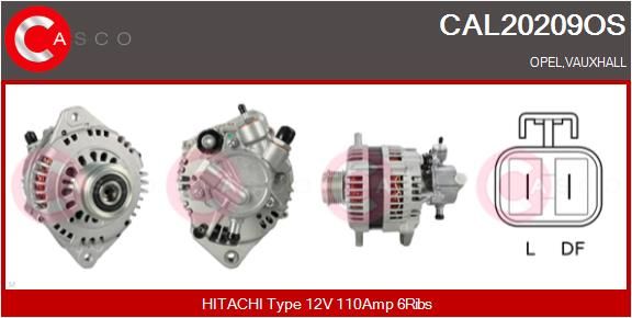 CAL20209OS CASCO Генератор