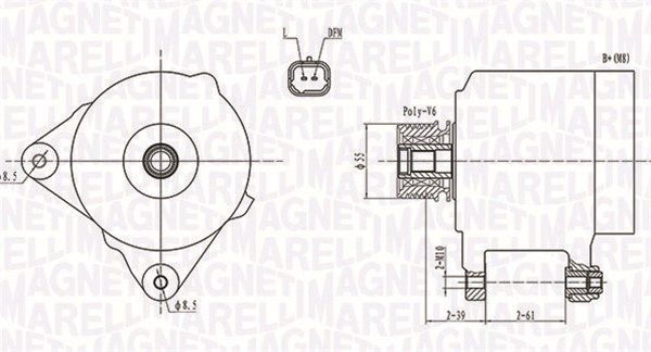 063731762010 MAGNETI MARELLI Генератор