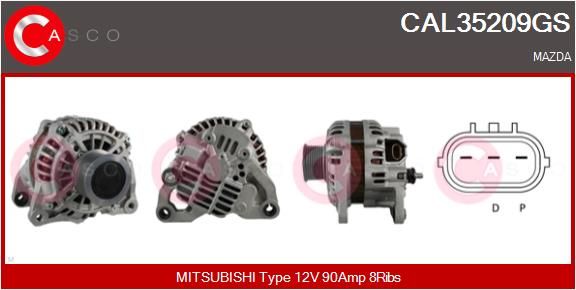 CAL35209GS CASCO Генератор