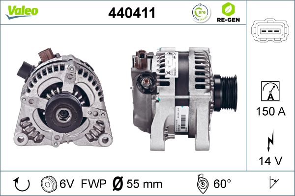440411 VALEO Генератор