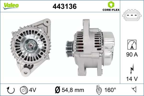 443136 VALEO Генератор