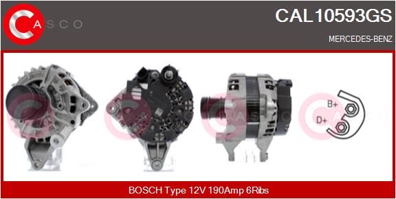 CAL10593GS CASCO Генератор