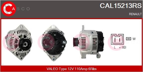 CAL15213RS CASCO Генератор