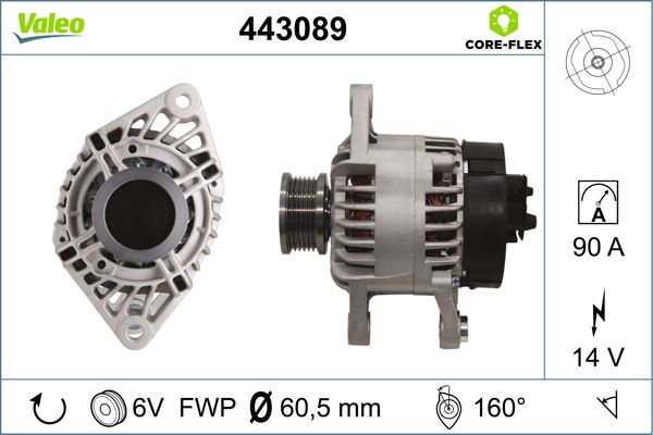 443089 VALEO Генератор