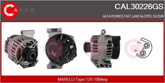 CAL30226GS CASCO Генератор