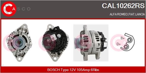 CAL10262RS CASCO Генератор