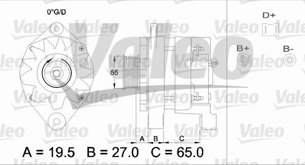 436462 VALEO Генератор