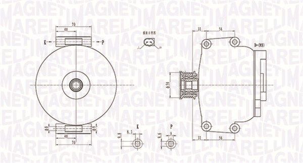 063731846010 MAGNETI MARELLI Генератор