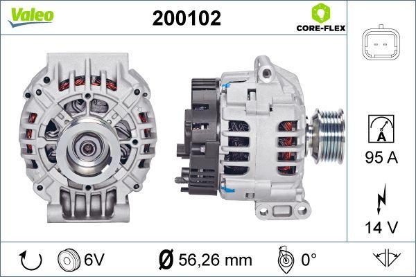 200102 VALEO Генератор
