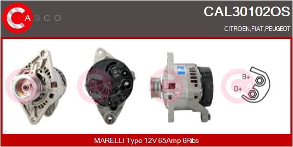 CAL30102OS CASCO Генератор