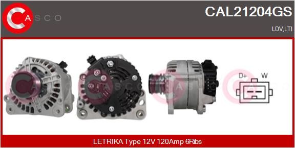 CAL21204GS CASCO Генератор