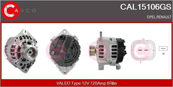 CAL15106GS CASCO Генератор