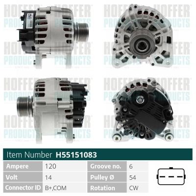 H55151083 HOFFER Генератор