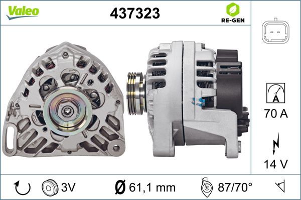 437323 VALEO Генератор