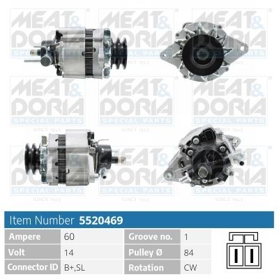 5520469 MEAT & DORIA Генератор