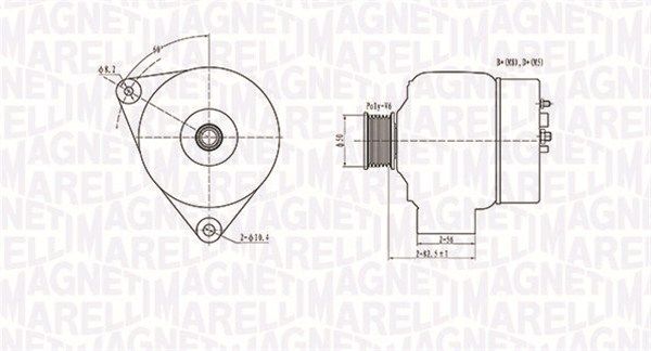 063731301010 MAGNETI MARELLI Генератор