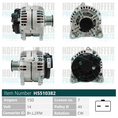 H5510382 HOFFER Генератор