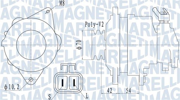 063731533010 MAGNETI MARELLI Генератор