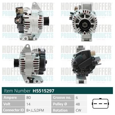 H5515297 HOFFER Генератор