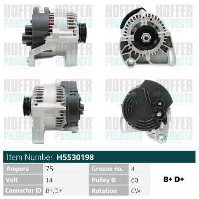 H5530198 HOFFER Генератор