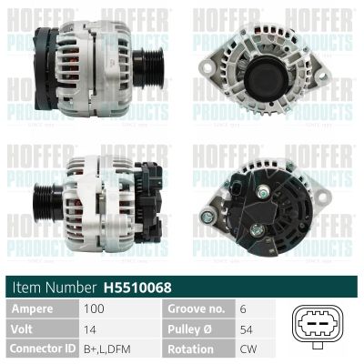 H5510068 HOFFER Генератор
