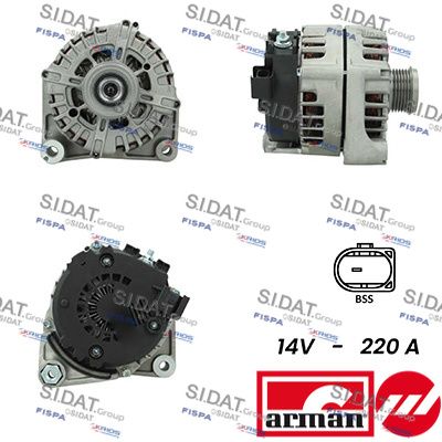 A12VA0514AS SIDAT Генератор