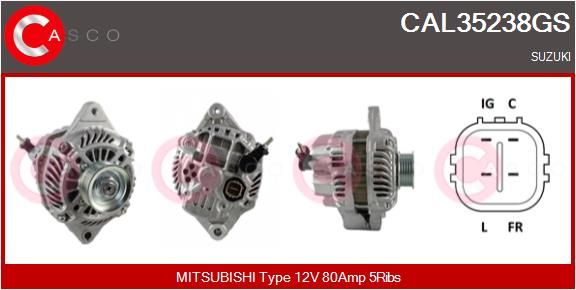 CAL35238GS CASCO Генератор