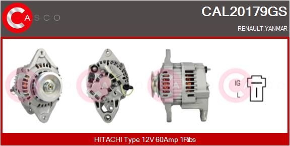 CAL20179GS CASCO Генератор