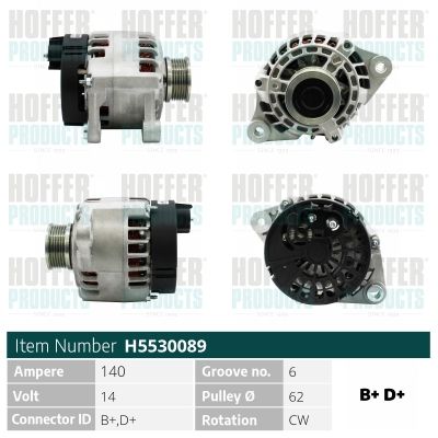 H5530089 HOFFER Генератор