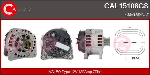 CAL15108GS CASCO Генератор