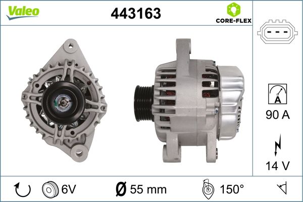 443163 VALEO Генератор