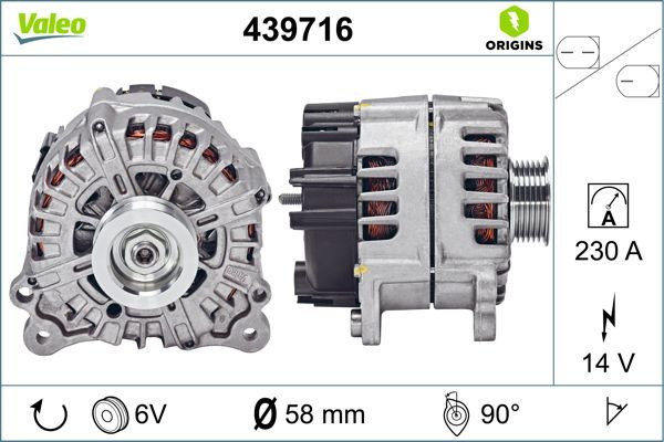 439716 VALEO Генератор