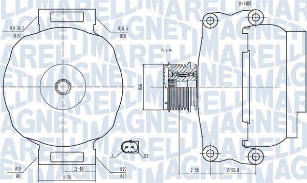 063731769010 MAGNETI MARELLI Генератор