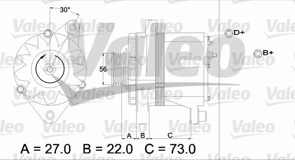 436242 VALEO Генератор