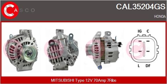 CAL35204GS CASCO Генератор