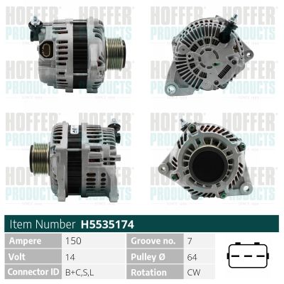 H5535174 HOFFER Генератор