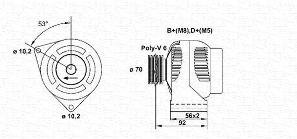 943356576010 MAGNETI MARELLI Генератор