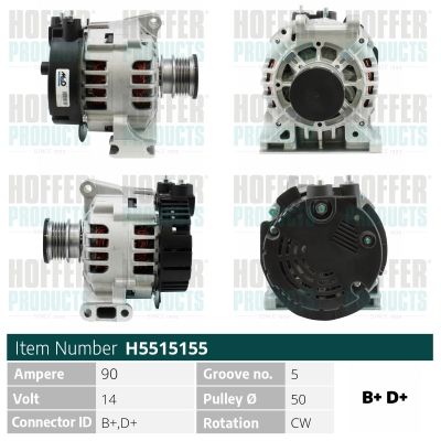 H5515155 HOFFER Генератор