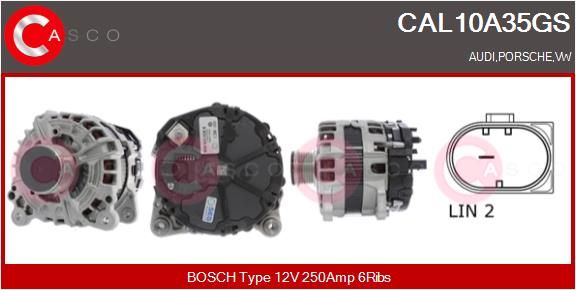 CAL10A35GS CASCO Генератор