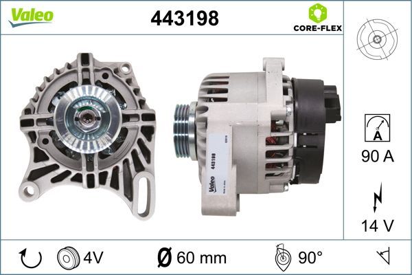 443198 VALEO Генератор