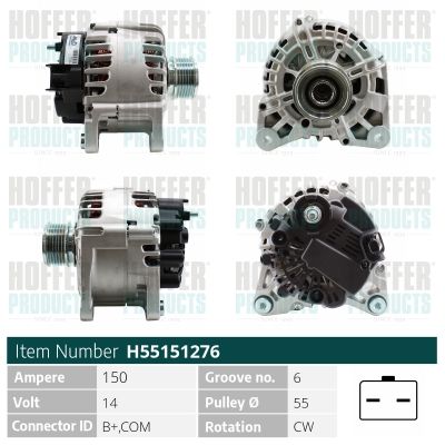 H55151276 HOFFER Генератор
