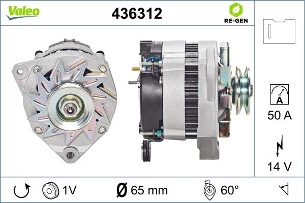 436312 VALEO Генератор