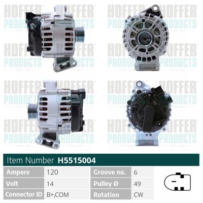 H5515004 HOFFER Генератор