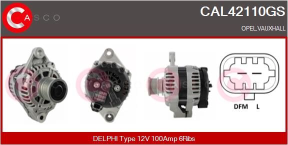 CAL42110GS CASCO Генератор