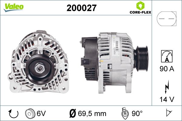 200027 VALEO Генератор