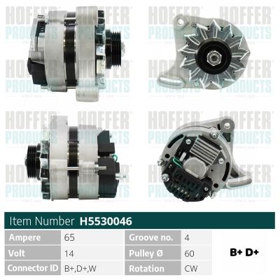 H5530046 HOFFER Генератор