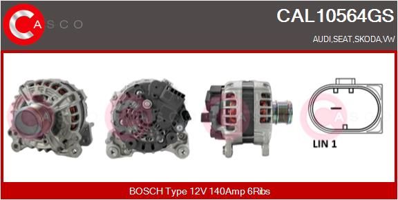 CAL10564GS CASCO Генератор