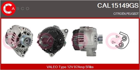CAL15149GS CASCO Генератор