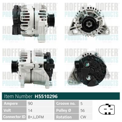 H5510296 HOFFER Генератор